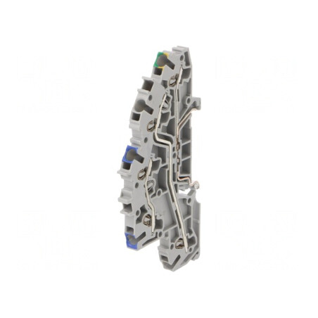 Conector Îmbinare Șine 2,5mm² 3 Piste 5 Borne Gri 5,2mm | Electronic-mag.ro | Componente Electronice