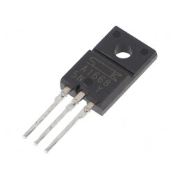 Tranzistor: PNP; bipolar; 200V; 2A; 25W; TO220F
