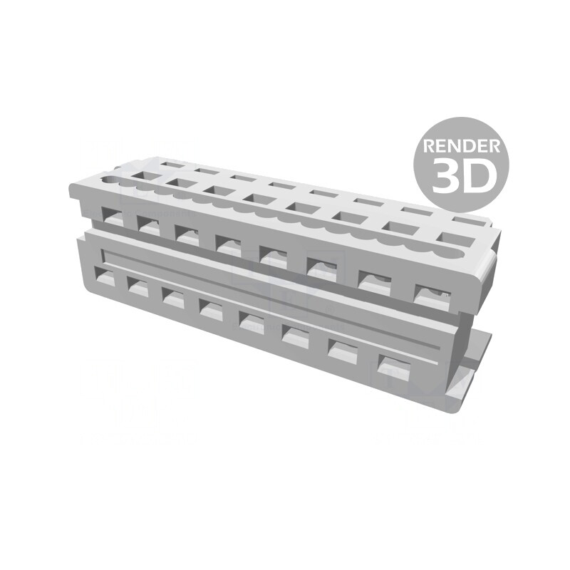 Mufă Cablu-Placă Mamă 16 PIN IDC 1,27mm 1,2A | Electronic-mag.ro | Componente Electronice