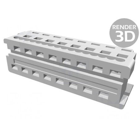 Mufă Cablu-Placă Mamă 16 PIN IDC 1,27mm 1,2A | Electronic-mag.ro | Componente Electronice