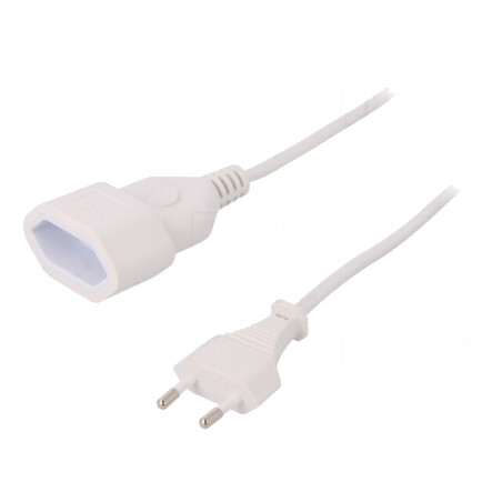 Prelungitor Alb 1m cu O Priză | Electronic-mag.ro | Componente Electronice