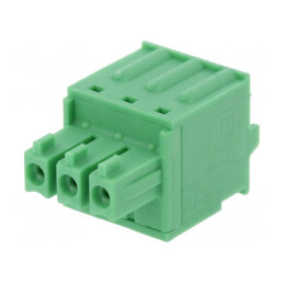 Conector Regletă Deconectabilă 3,81mm 3 Piste | Electronic-mag.ro | Componente Electronice
