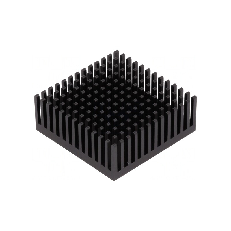 Radiator extrudat negru 43,1x43,1x16,51mm | Electronic-mag.ro | Componente Electronice