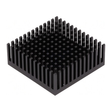 Radiator extrudat negru 43,1x43,1x16,51mm | Electronic-mag.ro | Componente Electronice