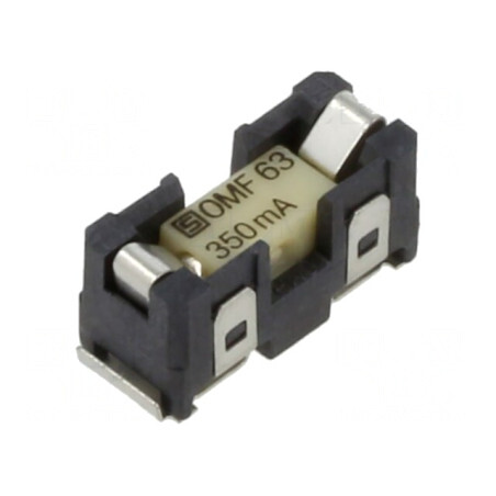 Clemă siguranțe cilindrice termoplast 350mA SMT | Electronic-mag.ro | Componente Electronice