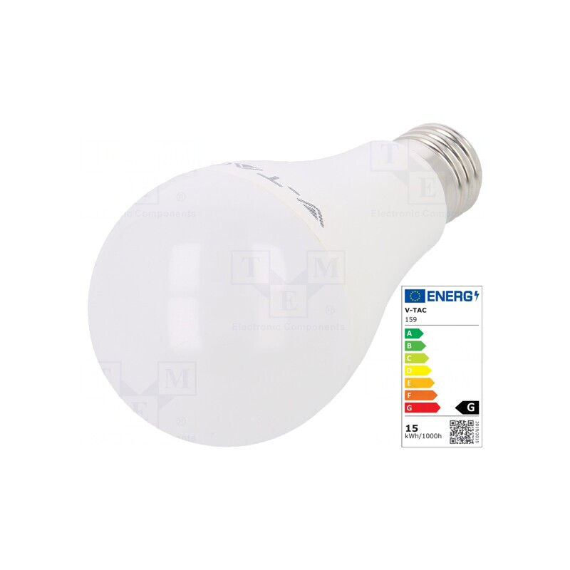 Lampă LED E27 15W 3000K 1250lm | Electronic-mag.ro | Componente Electronice