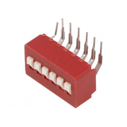 Comutator DIP-SWITCH 6 Secțiuni OFF-ON 25VDC | Electronic-mag.ro | Componente Electronice