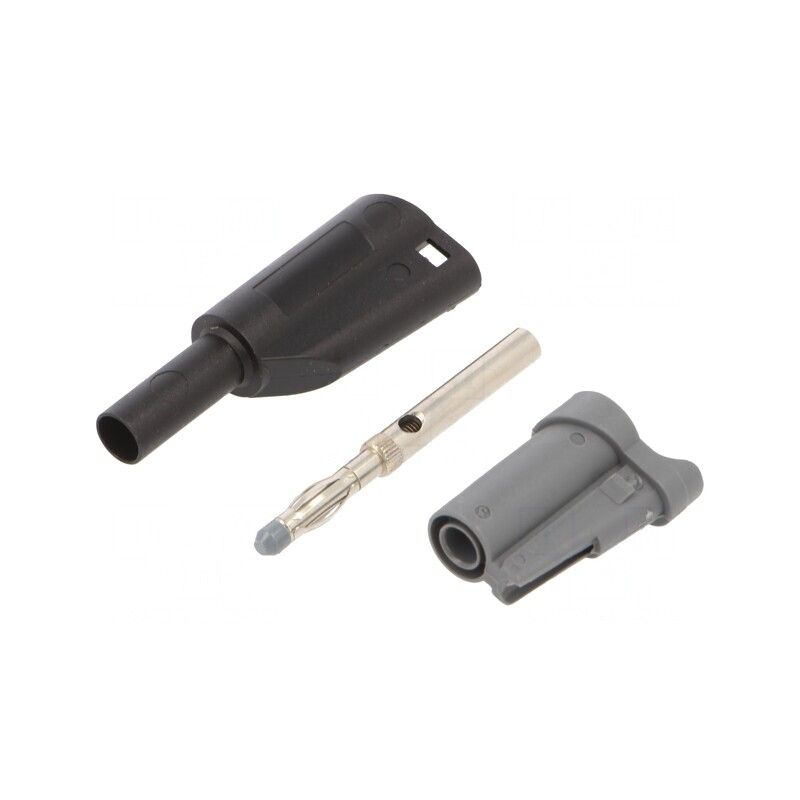 Mufă banană 4mm neagră cu izolație 36A 1kVAC | Electronic-mag.ro | Componente Electronice Mufă banană 4mm neagră cu izolație 36A 1kVAC | Electronic-mag.ro | Componente Electronice