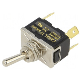Comutator basculant DPST OFF-ON 10A 250V | Electronic-mag.ro | Componente Electronice