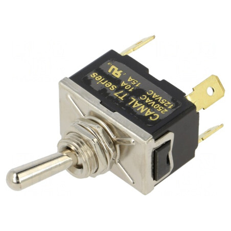 Comutator basculant DPST OFF-ON 10A 250V | Electronic-mag.ro | Componente Electronice