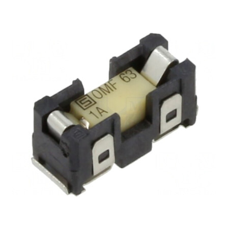 Clemă Siguranțe Cilindrice Termoplast 1A | Electronic-mag.ro | Componente Electronice