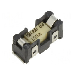 Clemă Siguranțe Cilindrice 1,25A Termoplast | Electronic-mag.ro | Componente Electronice