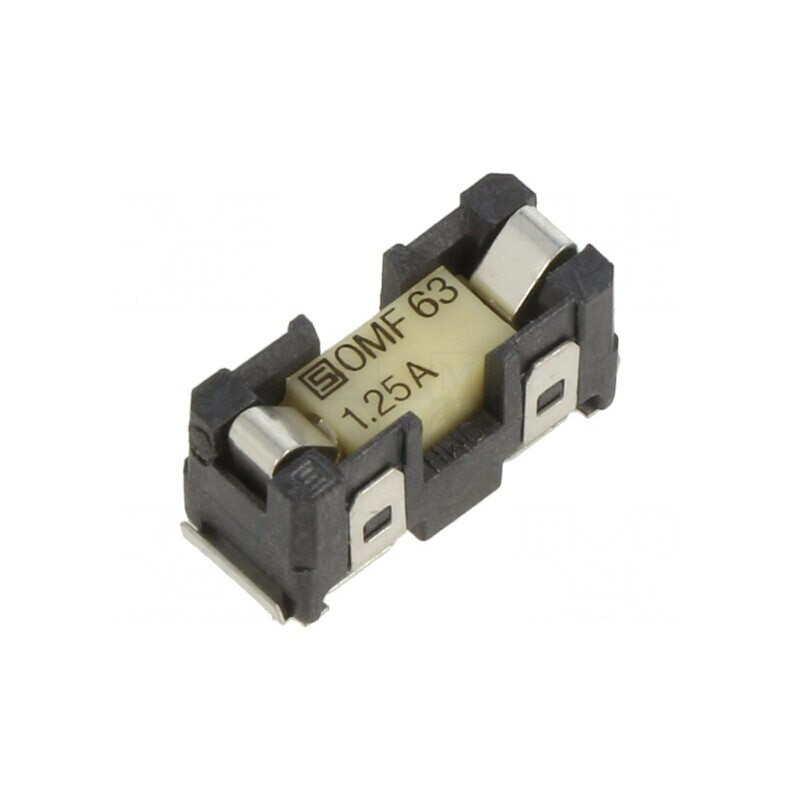 Clemă Siguranțe Cilindrice 1,25A Termoplast | Electronic-mag.ro | Componente Electronice