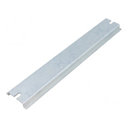 Şină DIN Oţel 35mm x 196mm Zincată | Electronic-mag.ro | Componente Electronice
