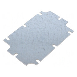 Placă de Montare din Oțel 70x110mm 1.5mm Grosime | Electronic-mag.ro | Componente Electronice