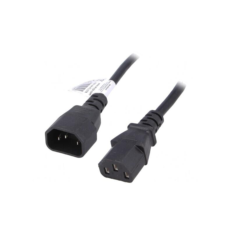 Cablu Alimentare 3m IEC C13-C14 10A Negru | Electronic-mag.ro | Componente Electronice Cablu Alimentare 3m IEC C13-C14 10A Negru | Electronic-mag.ro | Componente Electronice