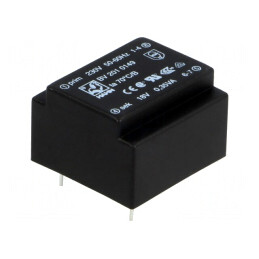 Transformator Încapsulat 0,35VA 230VAC 18V 19mA PCB | Electronic-mag.ro | Componente Electronice