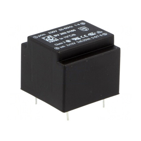 Transformator încapsulat 0,5VA 230V AC la 12V DC PCB | Electronic-mag.ro | Componente Electronice