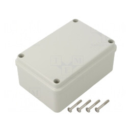 Carcasă Universală Gri IP56 86x128x58mm | Electronic-mag.ro | Componente Electronice