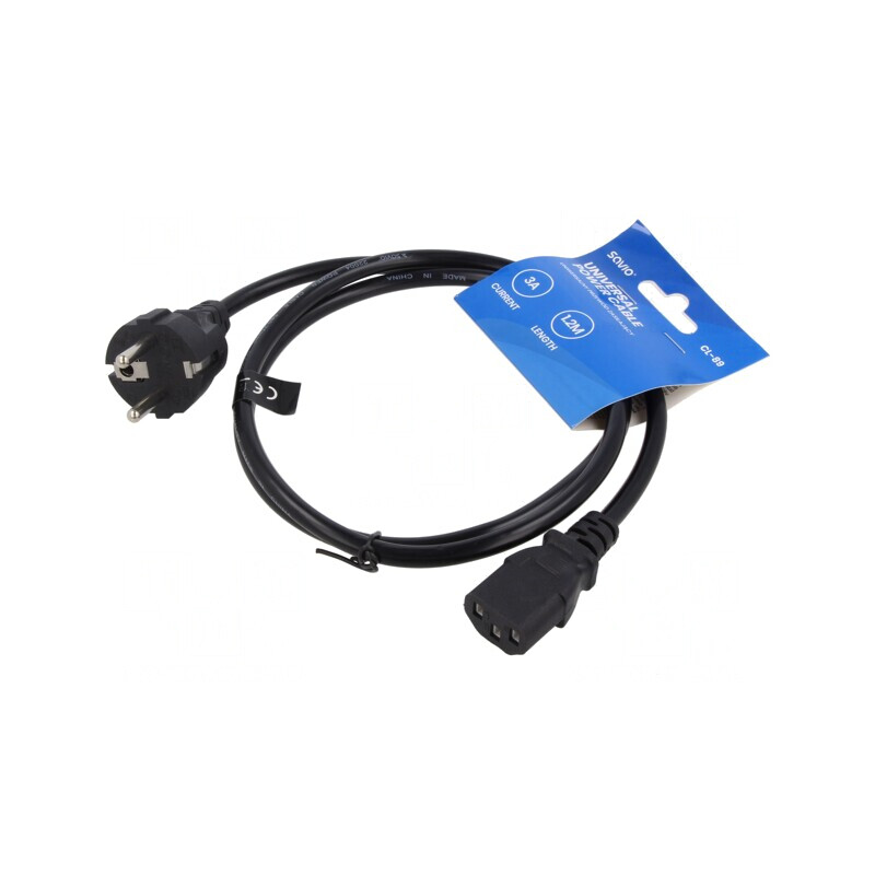 Cablu Alimentare 1,2m IEC C13 mamă 3x0,75mm2 | Electronic-mag.ro | Componente Electronice Cablu Alimentare 1,2m IEC C13 mamă 3x0,75mm2 | Electronic-mag.ro | Componente Electronice