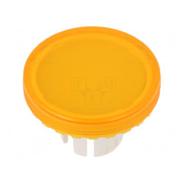 Lentilă Buton 22mm Transparentă Galbenă Plastic | Electronic-mag.ro | Componente Electronice