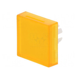Lentilă Buton 22mm Transparentă Galbenă Plastic | Electronic-mag.ro | Componente Electronice