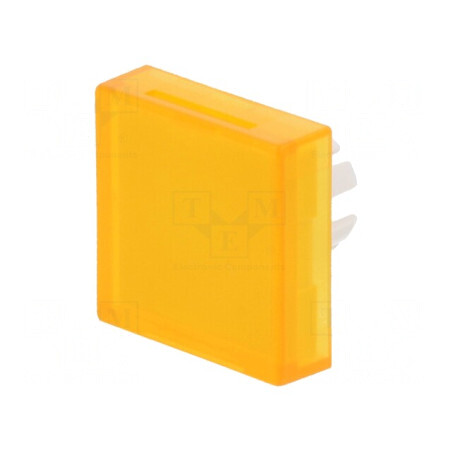 Lentilă Buton 22mm Transparentă Galbenă Plastic | Electronic-mag.ro | Componente Electronice