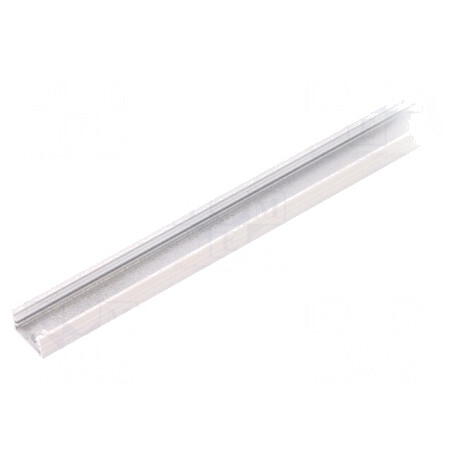 Profil LED Aluminiu Alb Slim 1m pentru Suprafețe | Electronic-mag.ro | Componente Electronice