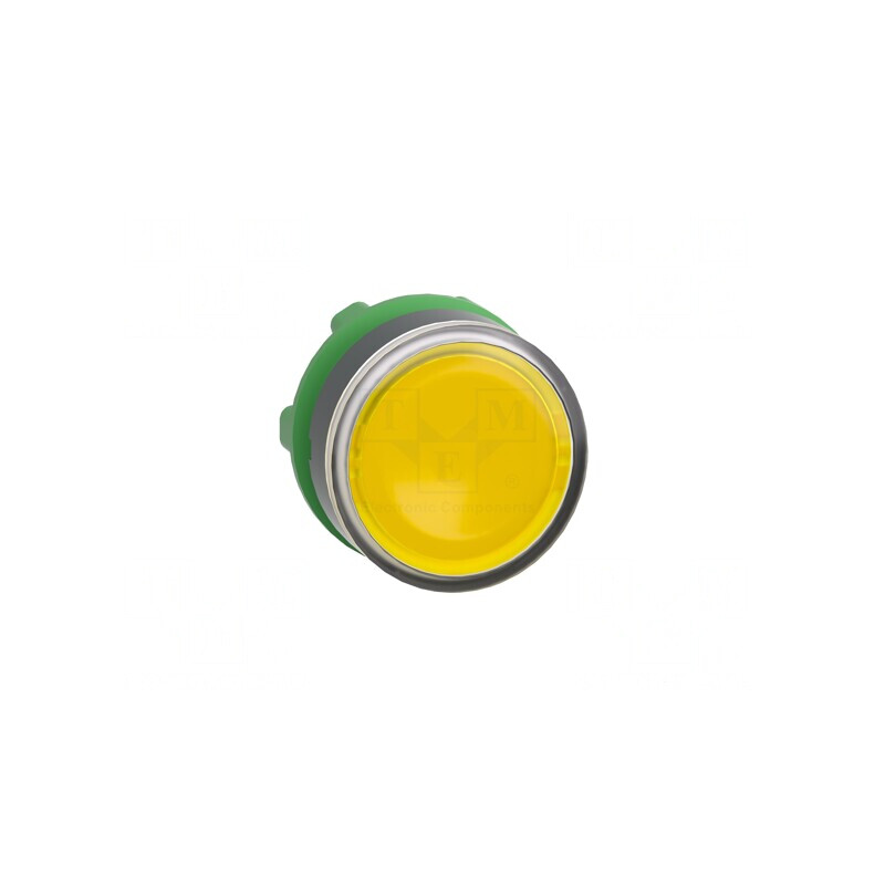 Comutator de Apăsare 22mm, 1 Poziție, Galben | Electronic-mag.ro | Componente Electronice