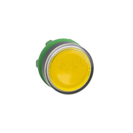 Comutator de Apăsare 22mm, 1 Poziție, Galben | Electronic-mag.ro | Componente Electronice