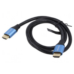 Cablu HDMI 2.0 HDCP 2.2 PVC Negru | Electronic-mag.ro | Componente Electronice