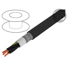 Cablu Ecranat BiT 1000 CY FR 5G1mm2 Cupru Cositorit