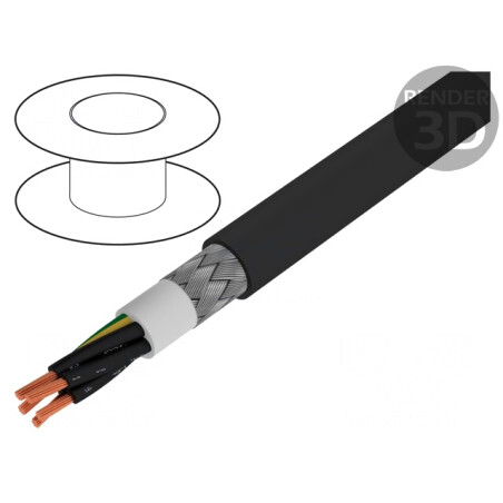 Cablu Ecranat BiT 1000 CY FR 5G1mm2 Cupru Cositorit | Electronic-mag.ro | Componente Electronice
