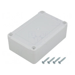 Carcasă Universală ABS Gri Deschis 64x98x34mm | Electronic-mag.ro | Componente Electronice