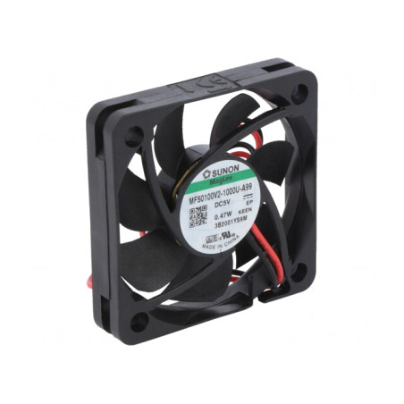 Ventilator axial 5V 50x50x10mm 18.7m3/h 25.6dBA | Electronic-mag.ro | Componente Electronice