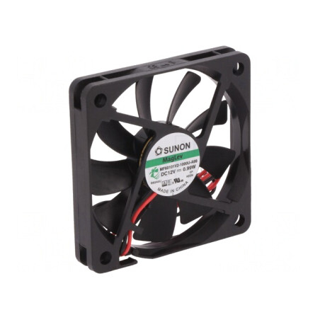 Ventilator DC axial 12V 60x60x10mm 24,17m3/h 25dBA | Electronic-mag.ro | Componente Electronice