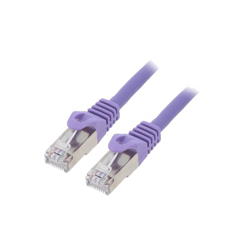 Patch cord S/FTP Cat6a LSZH Violet 3m Cablexpert | Electronic-mag.ro | Componente Electronice Patch cord S/FTP Cat6a LSZH Violet 3m Cablexpert | Electronic-mag.ro | Componente Electronice