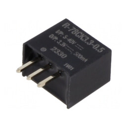 Convertor DC/DC 5-40V la 3.3V 500mA | Electronic-mag.ro | Componente Electronice