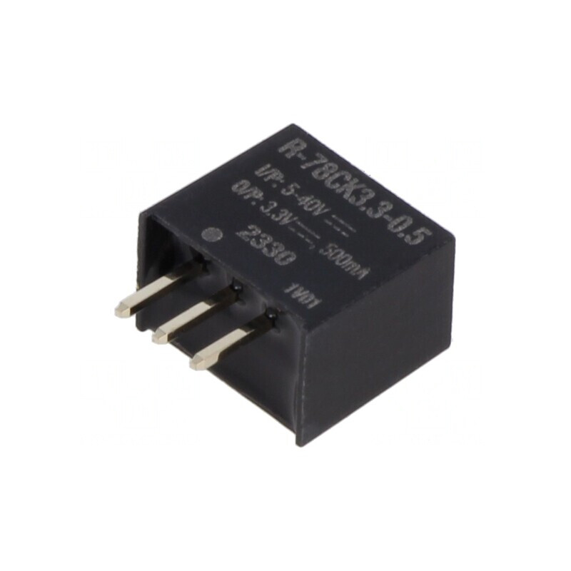 Convertor DC/DC 5-40V la 3.3V 500mA | Electronic-mag.ro | Componente Electronice