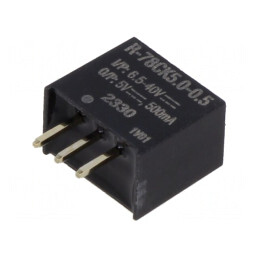 Convertor DC/DC 6.5-40V la 5V 500mA SIP3 THT | Electronic-mag.ro | Componente Electronice