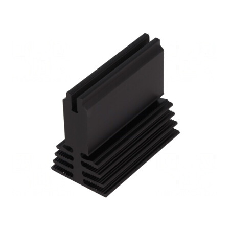 Radiator extrudat negru 50x29.4x45mm 4.5K/W | Electronic-mag.ro | Componente Electronice