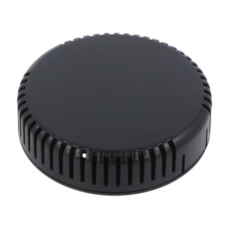 Carcasă Neagră Ventilată pt. Alarmă 20,3mm ABS  | Electronic-mag.ro | Componente Electronice