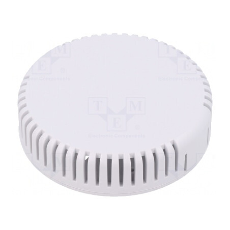 Carcasă pentru Alarmă Ventilată 20,3mm ABS Albă Serie 1551V | Electronic-mag.ro | Componente Electronice