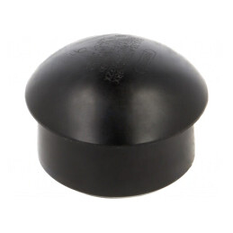 Capac de protecție negru elastomer PG42 HSK-V-Ex | Electronic-mag.ro | Componente Electronice