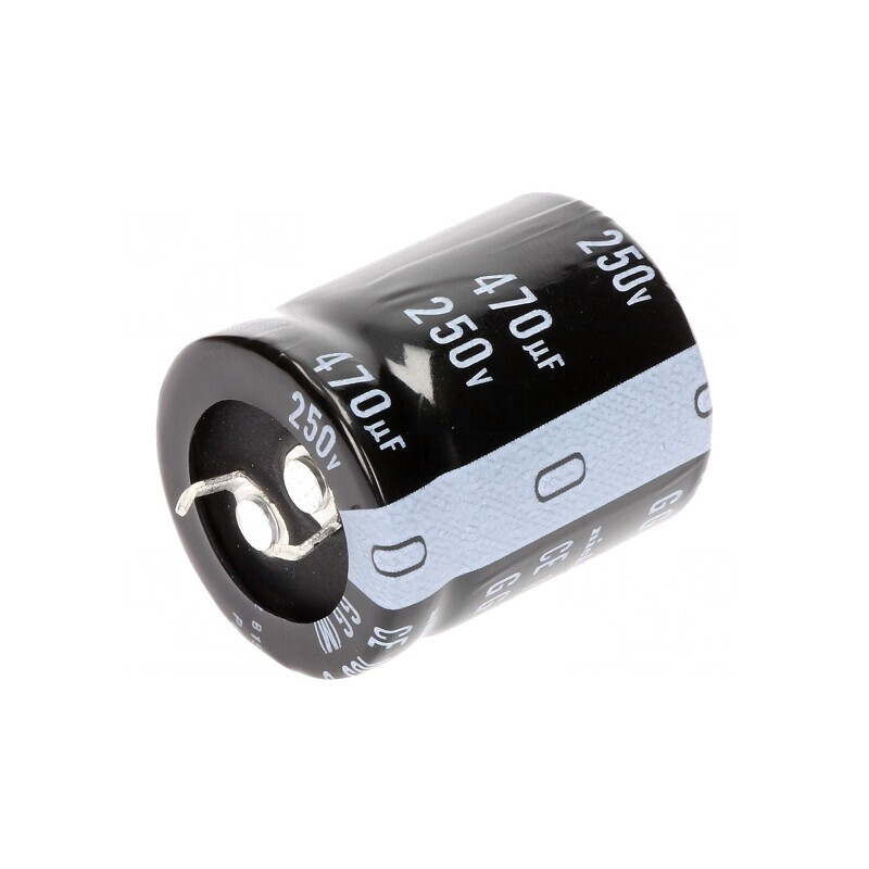 Condensator Electrolitic SNAP-IN 470uF 250VDC Ø25x30mm | Electronic-mag.ro | Componente Electronice Condensator Electrolitic SNAP-IN 470uF 250VDC Ø25x30mm | Electronic-mag.ro | Componente Electronice