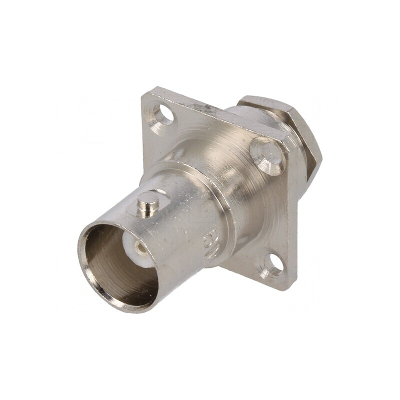 Soclu BNC Mamă 50Ω RG58 Clamp PTFE Argintat | Electronic-mag.ro | Componente Electronice