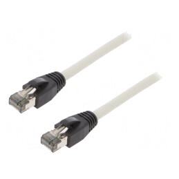 Cabluri de rețea S/FTP Cat 8.1 LSZH Gri 0,5m