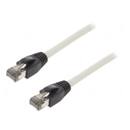 Cabluri de rețea S/FTP Cat 8.1 LSZH Gri 0,5m | Electronic-mag.ro | Componente Electronice