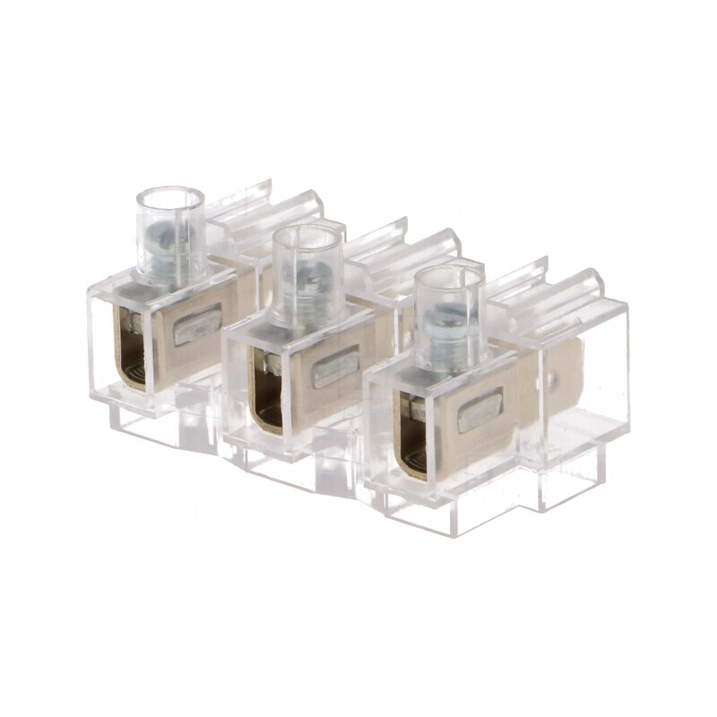 Regletă de Conexiuni 3 Piste 0,75-4mm2 cu Şurub | Electronic-mag.ro | Componente Electronice