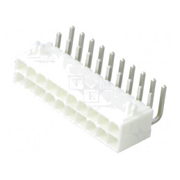 Soclu cablu-placă Mini-Fit Jr 4,2mm 20 PIN THT 13A | Electronic-mag.ro | Componente Electronice